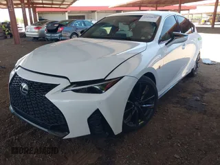 2021 Lexus IS 350 F Sport with VIN JTHGZ1B27M5046330, listed as a IAAI auction lot 42499850 with 39,484 mi miles and . Bid and sale history available at DreamBid. Image 2.