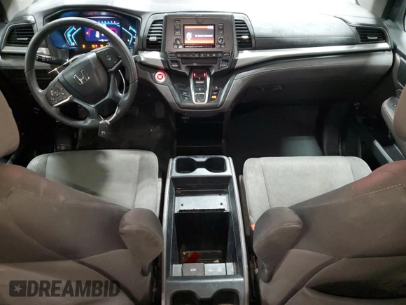 2019 Honda Odyssey LX with VIN 5FNRL6H29KB028228, listed as a Copart auction lot 47819875 with 91,169 mi miles and Salvage Title. Bid and sale history available at DreamBid. Image 8.