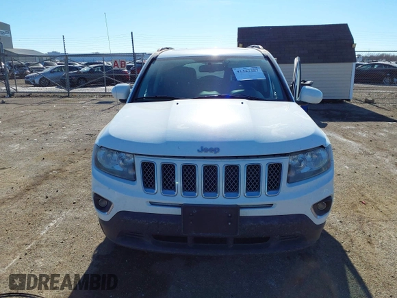 2016 Jeep Compass High Altitude Edition with VIN 1C4NJCEA8GD676091, listed as a IAAI auction lot 41447387 with 120,881 mi miles. Bid and sale history available at carsss.com. Image 12.