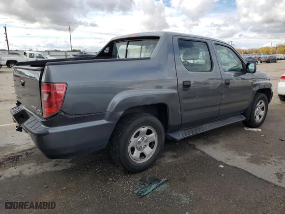 2010 Honda Ridgeline RT with VIN 5FPYK1F25AB007595, listed as a Copart auction lot 78267174 with 184,484 mi miles and Salvage Title. Bid and sale history available at carsss.com. Image 3.