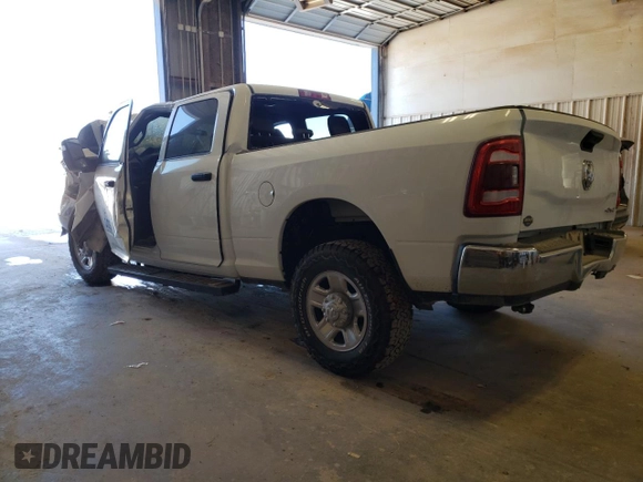 2023 Ram 2500 Tradesman z VIN 3C6UR5CJ7PG606482, wystawiony jako Copart lot #76963374 z przebiegiem Nie podano mil oraz Szkoda całkowita • Salvage title. Historia ofert i sprzedaży dostępna na DreamBid. Obrazek 2.