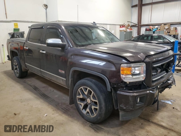 2015 GMC Sierra 1500 SLT with VIN 3GTU2VEJ2FG240083, listed as a Copart auction lot 42585385 with 192,912 mi miles and Salvage Title. Bid and sale history available at DreamBid. Image 4.