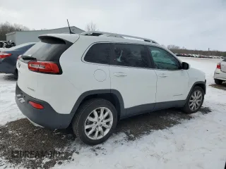 2017 Jeep Cherokee Limited with VIN 1C4PJLDSXHW587034, listed as a Copart auction lot 87054634 with 118,551 mi miles and Clean Title. Bid and sale history available at DreamBid. Image 3.