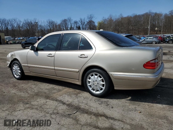 2001 Mercedes-Benz E-Class AWD with VIN WDBJF82JX1X044358, listed as a Copart auction lot 51280545 with 189,188 mi miles and Salvage Title. Bid and sale history available at carsss.com. Image 2.