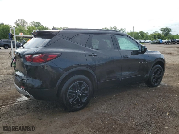2020 Chevrolet Blazer LT with VIN 3GNKBCR43LS697825, listed as a Copart auction lot 57707434 with 43,489 mi miles and Salvage Title. Bid and sale history available at carsss.com. Image 3.