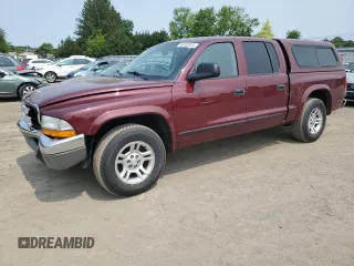 2003 Dodge Dakota SLT z VIN 1D7HL48NX3S188607, wystawiony jako Copart lot #59382035 z przebiegiem 87 663 mil mil oraz Szkoda całkowita • Salvage title. Historia ofert i sprzedaży dostępna na DreamBid. Obrazek 1.