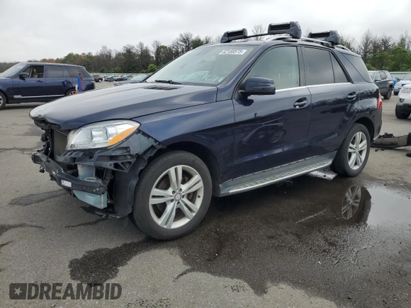 2015 Mercedes-Benz M 350 with VIN 4JGDA5HB2FA482504, listed as a Copart auction lot 62188575 with 233,700 mi miles and Salvage title. Bid and sale history available at DreamBid. Image 1.