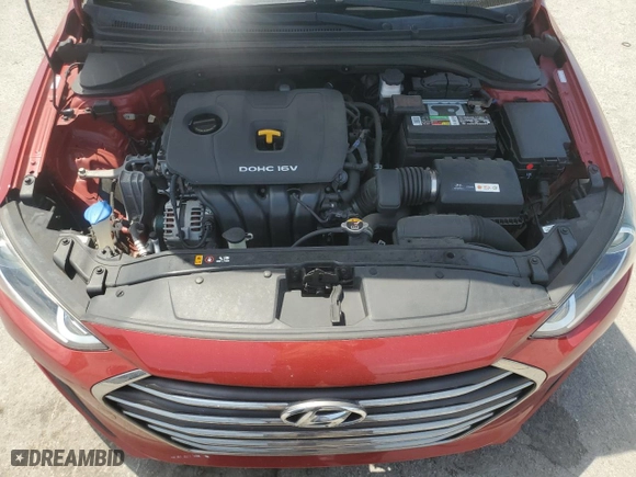 2017 Hyundai Elantra SE with VIN KMHD84LF1HU263695, listed as a Copart auction lot 54010605 with 43,259 mi miles and Salvage Title. Bid and sale history available at carsss.com. Image 11.