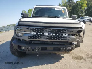 2023 Ford Bronco с VIN 1FMEE5DPXPLB63867, выставлен на аукционе Copart как лот 53782605 с пробегом 46 858 миль миль и Списание • Salvage title. История ставок и продаж доступна на DreamBid. Изображение 5.