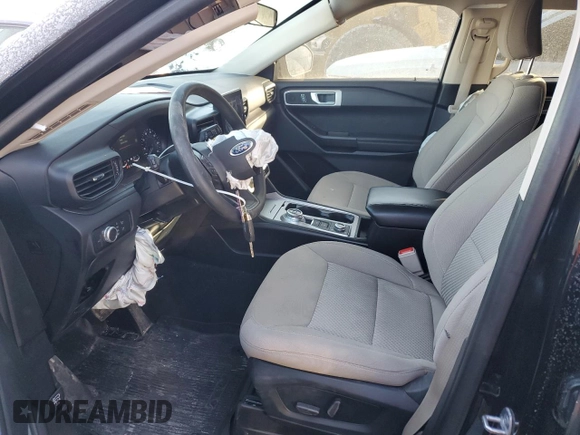 2021 Ford Explorer with VIN 1FMSK8BH0MGA57828, listed as a Copart auction lot 87733745 with 37,057 mi miles and Salvage Title. Bid and sale history available at carsss.com. Image 7.