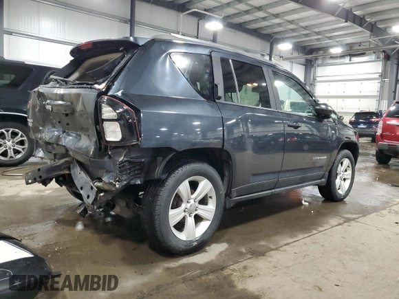 2014 Jeep Compass Sport with VIN 1C4NJDBB3ED793061, listed as a Copart auction lot 45112075 with 146,113 mi miles and Salvage Title. Bid and sale history available at carsss.com. Image 3.
