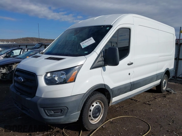 2020 Ford Transit Cargo with VIN 1FTBR1C8XLKB39681, listed as a IAAI auction lot 41304260 with 87,316 mi miles and . Bid and sale history available at DreamBid. Image 2.