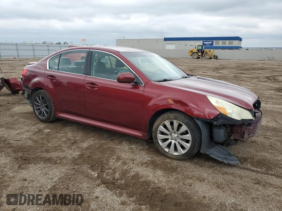 2011 Subaru Legacy Limited with VIN 4S3BMCJ69B3233216, listed as a Copart auction lot 55273425 with 225,661 mi miles and Salvage title. Bid and sale history available at DreamBid. Image 4.