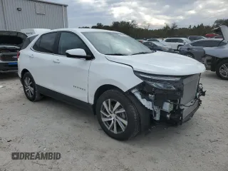 2023 Chevrolet Equinox LT with VIN 3GNAXKEG7PS146214, listed as a Copart auction lot 42203105 with 7,156 mi miles and Salvage Title. Bid and sale history available at DreamBid. Image 4.