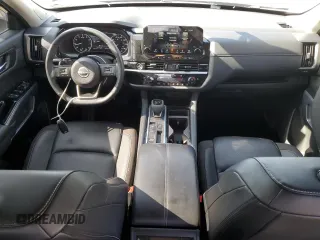 2024 Nissan Pathfinder SL with VIN 5N1DR3CB0RC236113, listed as a Copart auction lot 61396645 with 22,942 mi miles and Salvage title. Bid and sale history available at DreamBid. Image 8.