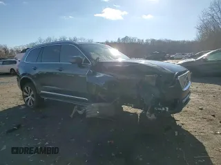 2025 Volvo XC90 with VIN YV4H60PJ6S1293316, listed as a Copart auction lot 84707614 with 924 mi miles and Salvage Title. Bid and sale history available at DreamBid. Image 14.