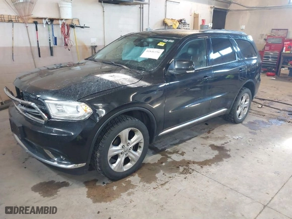 2014 Dodge Durango Limited with VIN 1C4RDJDG1EC973130, listed as a IAAI auction lot 41846596 with 166,182 mi miles. Bid and sale history available at carsss.com. Image 2.