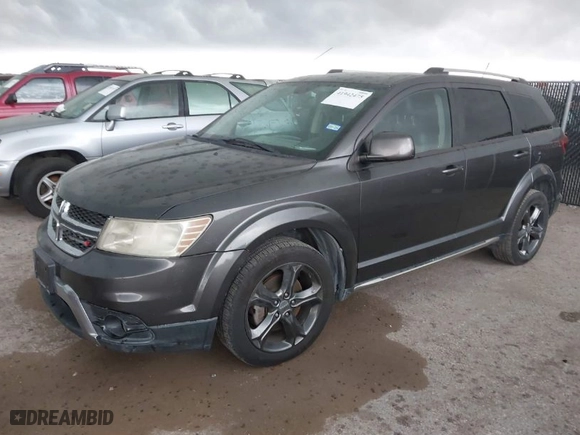 2015 Dodge Journey Crossroad with VIN 3C4PDCGB6FT509856, listed as a IAAI auction lot 41942475 with 190,031 mi miles. Bid and sale history available at carsss.com. Image 2.