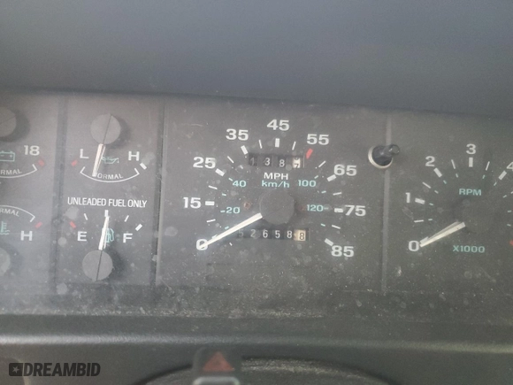 1994 Ford Ranger Splash with VIN 1FTCR14X5RTA01852, listed as a Copart auction lot 85855324 with 526,588 mi miles and Salvage Title. Bid and sale history available at carsss.com. Image 9.