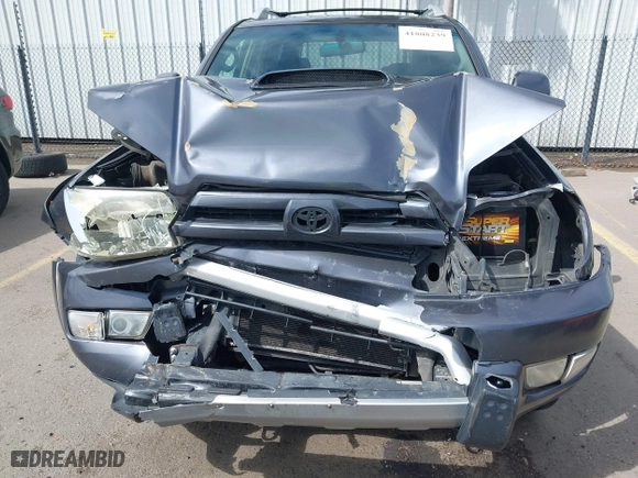2005 Toyota 4Runner SR5 with VIN JTEZU14R058040495, listed as a IAAI auction lot 41808239 with 198,879 mi miles. Bid and sale history available at carsss.com. Image 6.