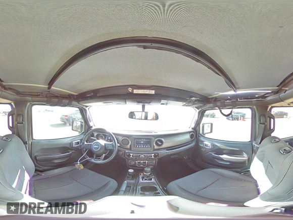 2020 Jeep Wrangler Unlimited Willys with VIN 1C4HJXDG5LW246978, listed as a Copart auction lot 52930515 with 117,020 mi miles and Salvage title. Bid and sale history available at DreamBid. Image 13.