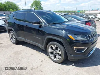 2018 Jeep Compass Limited z VIN 3C4NJDCB4JT266410, wystawiony jako IAAI lot #42071269 z przebiegiem 108 791 mil mil oraz . Historia ofert i sprzedaży dostępna na DreamBid. Obrazek 1.