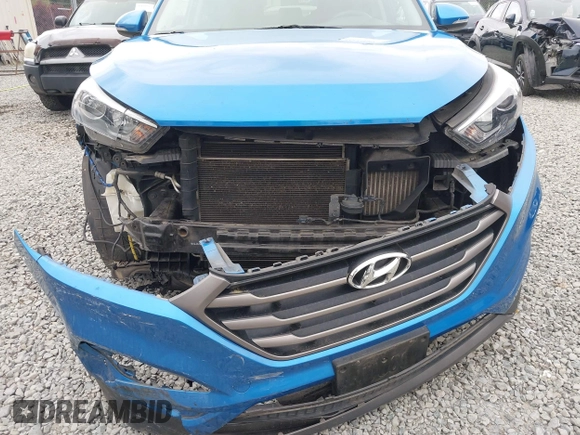 2016 Hyundai Tucson Eco with VIN KM8J3CA24GU037886, listed as a IAAI auction lot 42128589 with 95,891 mi miles. Bid and sale history available at carsss.com. Image 6.