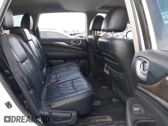 2015 Infiniti QX60 with VIN 5N1AL0MN4FC530895, listed as a IAAI auction lot 41410685 with 89,927 mi miles. Bid and sale history available at carsss.com. Image 8.
