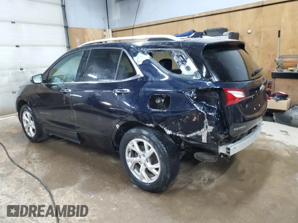 2020 Chevrolet Equinox Premier z VIN 2GNAXXEV9L6118712, wystawiony jako Copart lot #55355485 z przebiegiem 88 988 mil mil oraz Nie do naprawy • Non repairable. Historia ofert i sprzedaży dostępna na DreamBid. Obrazek 2.
