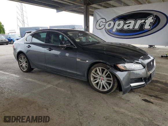 2018 Jaguar XF with VIN SAJBK4EV4JCY55834, listed as a Copart auction lot 54542515 with 50,170 mi miles and Salvage title. Bid and sale history available at DreamBid. Image 4.