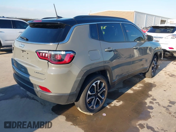 2024 Jeep Compass Limited с VIN 3C4NJDCN9RT589163, выставлен на аукционе IAAI как лот 41327216 с пробегом Не указан миль и . История ставок и продаж доступна на DreamBid. Изображение 4.