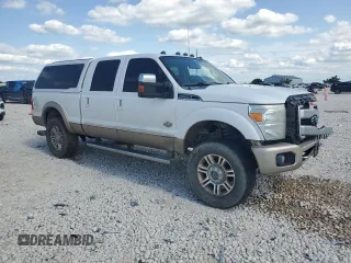 2012 Ford F-250 XL with VIN 1FT7W2BT4CEA56482, listed as a Copart auction lot 56206665 with 231,585 mi miles and Salvage title. Bid and sale history available at DreamBid. Image 4.