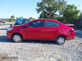 2024 Mitsubishi Mirage G4 ES with VIN ML32FUFJ5RHF06006, listed as a IAAI auction lot 41998481 with 11,560 mi miles. Bid and sale history available at carsss.com. Image 14.