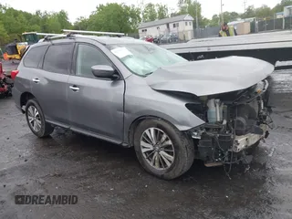 2018 Nissan Pathfinder SL z VIN 5N1DR2MM9JC603251, wystawiony jako IAAI lot #42312178 z przebiegiem Nie podano mil oraz . Historia ofert i sprzedaży dostępna na DreamBid. Obrazek 1.