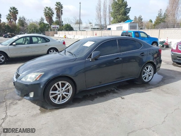2006 Lexus IS 350 Auto with VIN JTHBE262765006824, listed as a IAAI auction lot 41608050 with 175,582 mi miles. Bid and sale history available at carsss.com. Image 6.