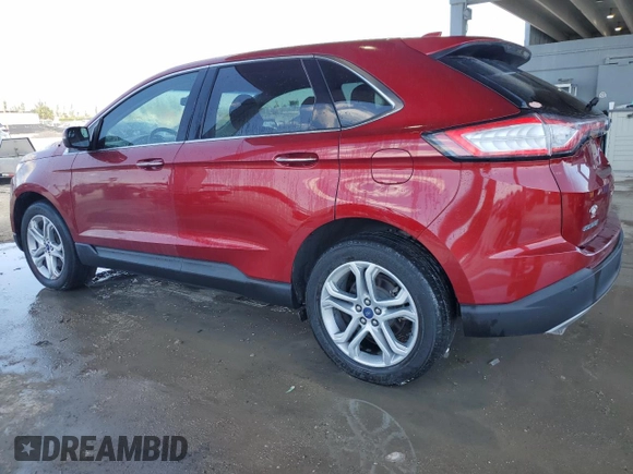2016 Ford Edge Titanium with VIN 2FMPK4K95GBC17480, listed as a Copart auction lot 53301865 with 101,578 mi miles and Clean Title. Bid and sale history available at carsss.com. Image 2.