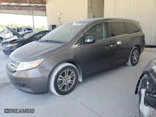 2013 Honda Odyssey EX-L with VIN 5FNRL5H60DB014279, listed as a Copart auction lot 54453185 with 114,377 mi miles and Clean Title. Bid and sale history available at carsss.com. Image 1.