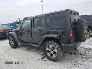2017 Jeep Wrangler Unlimited Sahara z VIN 1C4BJWEG2HL629297, wystawiony jako Copart lot #46188865 z przebiegiem 98 463 mil mil oraz Szkoda całkowita • Salvage title. Historia ofert i sprzedaży dostępna na DreamBid. Obrazek 2.