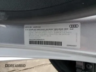 2016 Audi A7 3.0 Prestige with VIN WAU2GAFCXGN002019, listed as a Copart auction lot 88759055 with 87,004 mi miles and Salvage Title. Bid and sale history available at carsss.com. Image 12.