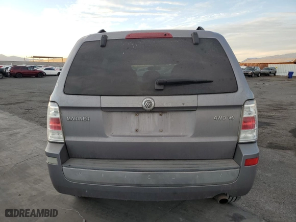2008 Mercury Mariner with VIN 4M2CU91168KJ36995, listed as a Copart auction lot 45050645 with 220,645 mi miles and Salvage Title. Bid and sale history available at carsss.com. Image 6.