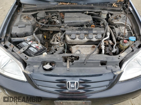 2001 Honda Civic EX with VIN 2HGES26701H538731, listed as a Copart auction lot 53676645 with 122,773 mi miles and Clean Title. Bid and sale history available at carsss.com. Image 11.