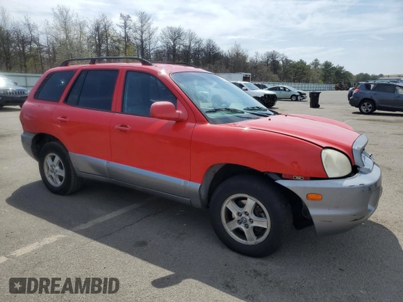 2003 Hyundai Santa Fe GLS z VIN KM8SC13D83U498381, wystawiony jako Copart lot #55393305 z przebiegiem 140 852 mil mil oraz Szkoda całkowita • Salvage title. Historia ofert i sprzedaży dostępna na DreamBid. Obrazek 4.