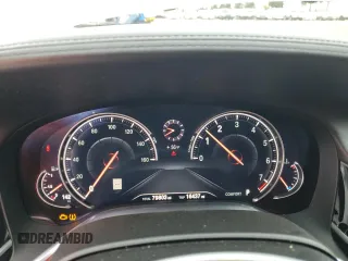 2018 BMW 7 Series 750i with VIN WBA7F0C53JGM24069, listed as a Copart auction lot 53515035 with 79,803 mi miles and Salvage Title. Bid and sale history available at carsss.com. Image 9.