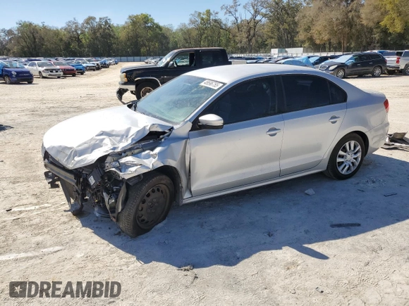 2012 Volkswagen Jetta SE with VIN 3VWDX7AJ5CM350994, listed as a Copart auction lot 48696755 with 116,674 mi miles and Salvage title. Bid and sale history available at DreamBid. Image 1.