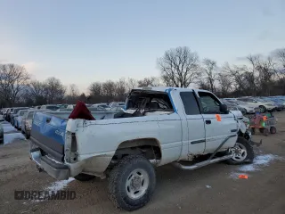 2001 Dodge Ram 2500 with VIN 1B7KF23661J550947, listed as a Copart auction lot 82418314 with 0 mi miles and Salvage Title. Bid and sale history available at carsss.com. Image 3.