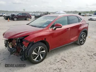 2020 Lexus NX 300 z VIN JTJGARDZ2L5009067, wystawiony jako Copart lot #57224575 z przebiegiem 43 102 mil mil oraz Szkoda całkowita • Salvage title. Historia ofert i sprzedaży dostępna na DreamBid. Obrazek 1.