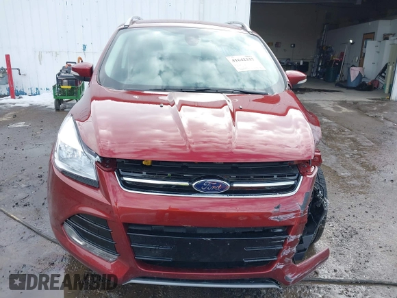 2014 Ford Escape Titanium with VIN 1FMCU9J92EUE01077, listed as a IAAI auction lot 41642337 with 26,002 mi miles. Bid and sale history available at carsss.com. Image 17.