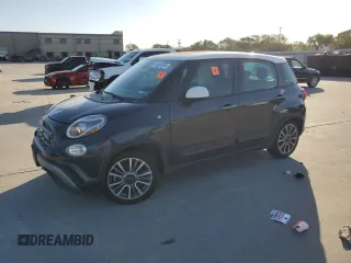 2020 FIAT 500L Trekking with VIN ZFBNFADH4LZ042720, listed as a Copart auction lot 74087074 with 22,381 mi miles and Salvage Title. Bid and sale history available at carsss.com. Image 1.