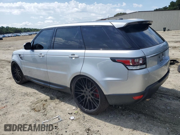 2014 Land Rover Range Rover Sport Supercharged with VIN SALWR2EF1EA304781, listed as a Copart auction lot 65183315 with 124,811 mi miles and Clean title. Bid and sale history available at DreamBid. Image 2.