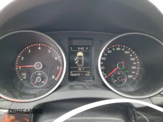 2013 Volkswagen GTI with VIN WVWHV7AJ7DW087435, listed as a Copart auction lot 51187985 with 162,673 mi miles and Salvage Title. Bid and sale history available at carsss.com. Image 9.